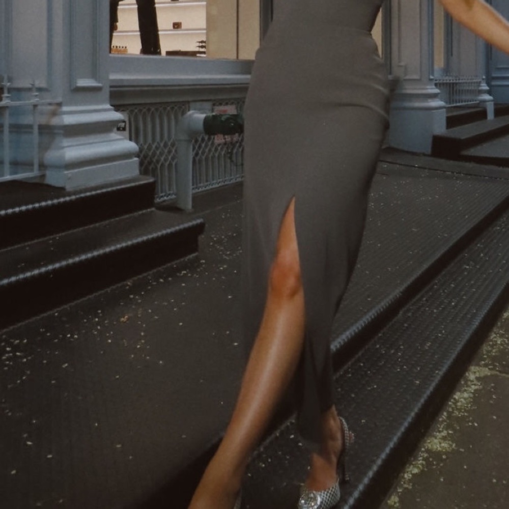 Odd Muse The Ultimate Muse Halter Neck Midi Dress Gray NEW Size Small - Picture 9 of 15